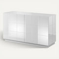 **Moderne Glazen Kast met Minimalistisch Ontwerp**